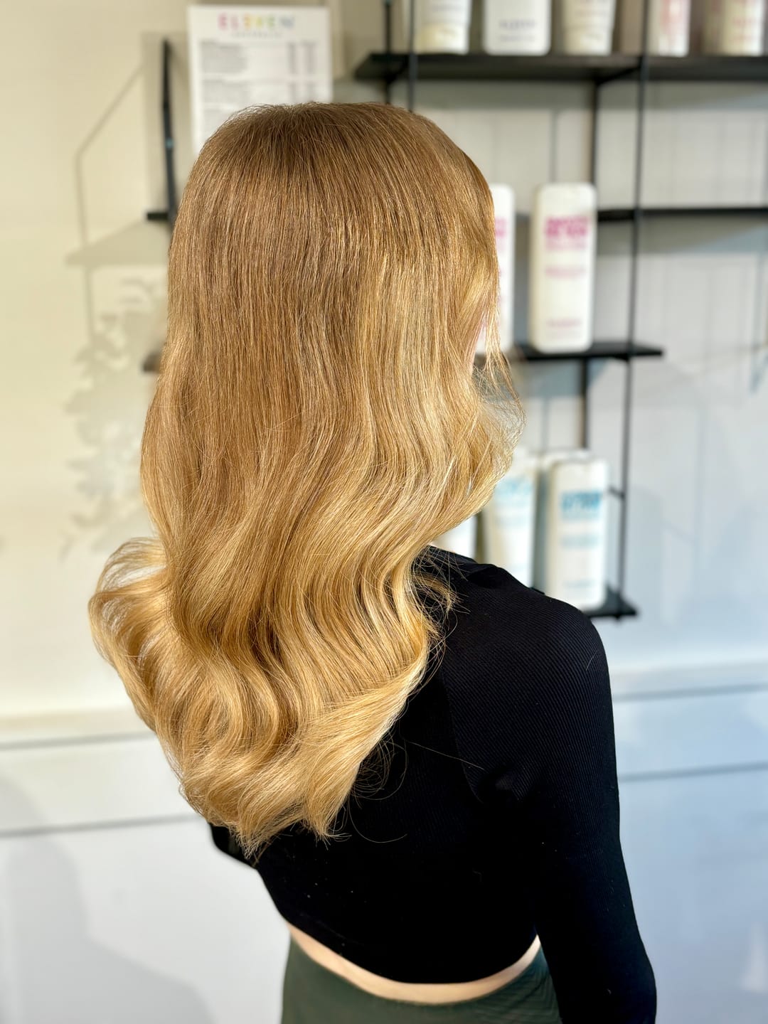 Customer photo review of Single Sided Easitape Hair Extension Tape Tabs (60 per pack)