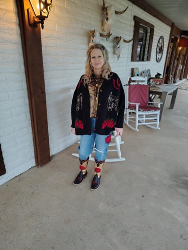 Customer photo review of Marvelous Cardigan