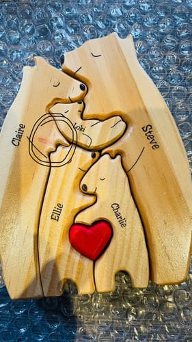 Customer photo review of Personalized Bear Familiy