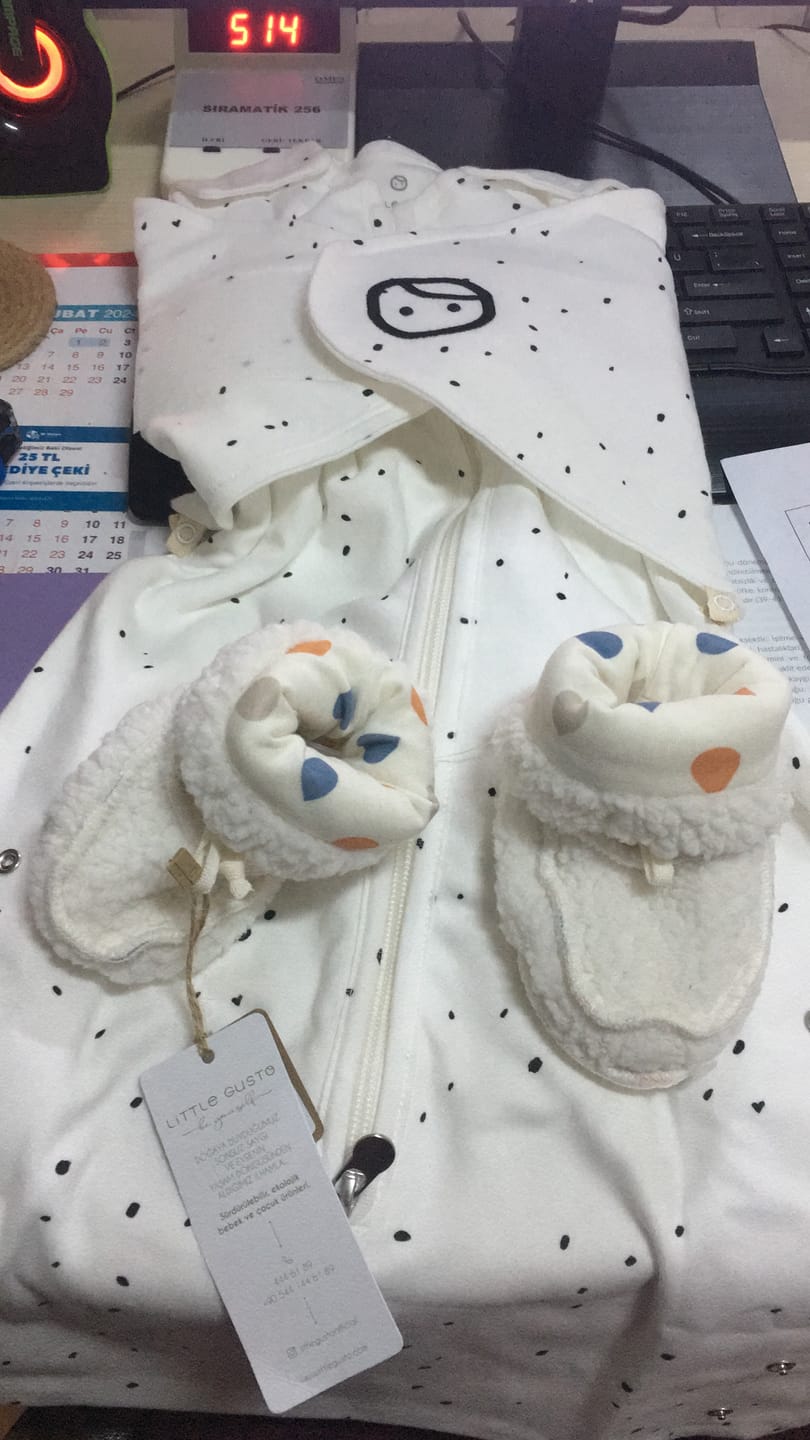 Customer photo review of Wellsoft Ekru Bebek Patiği