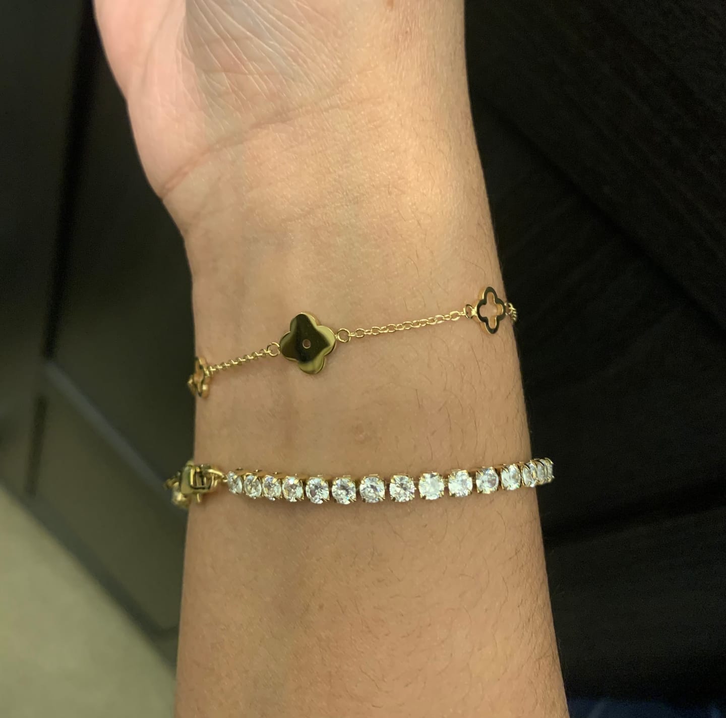 Customer photo review of Multi Clover Bracelet