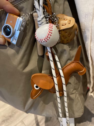 Customer photo review of DACHSHUND BAG CHARM