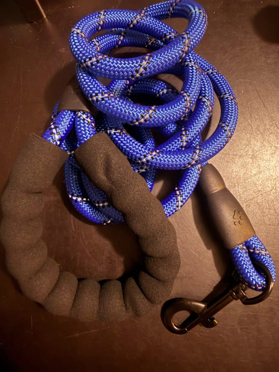 Customer photo review of Strong Reflective Dog Leash