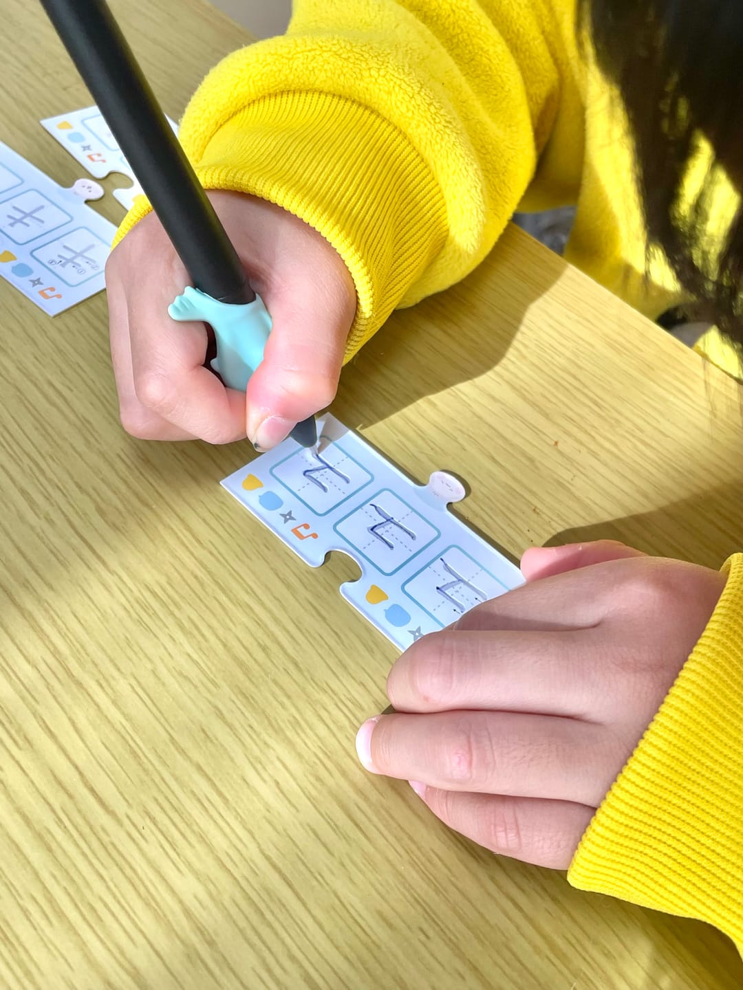 Customer photo review of 文字が消える!? まほうのドリル「お名前とっくん！」