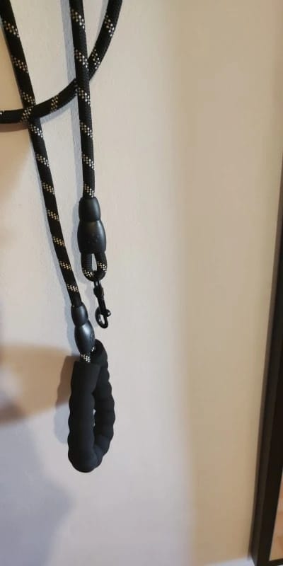 Customer photo review of Strong Reflective Dog Leash