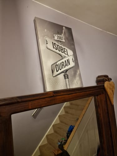 Customer photo review of COUPLES DATE OF LOVE by Cstm Canvas