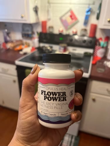 Customer photo review of Flower Power® 'She Juicy' Vaginal Moisture Supplement (60ct/ea)