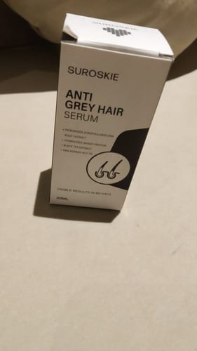 Customer photo review of Suroskie ANTI-GREY Hair Serum