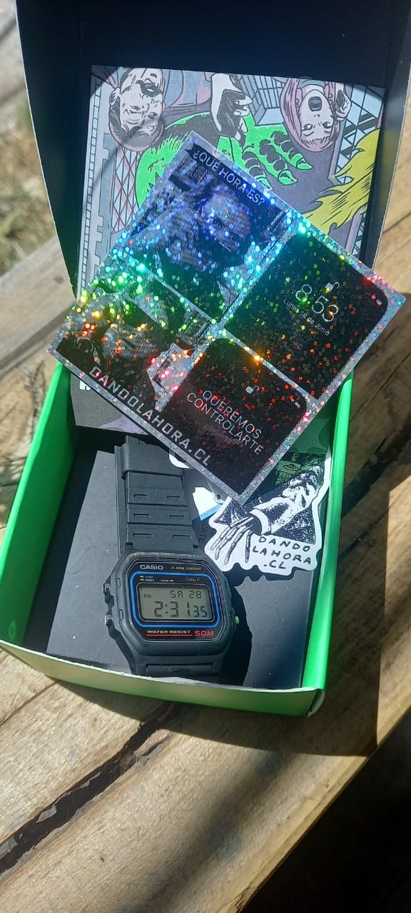 Customer photo review of Reloj Casio Vintage W-59-1VQD Azul/Negro