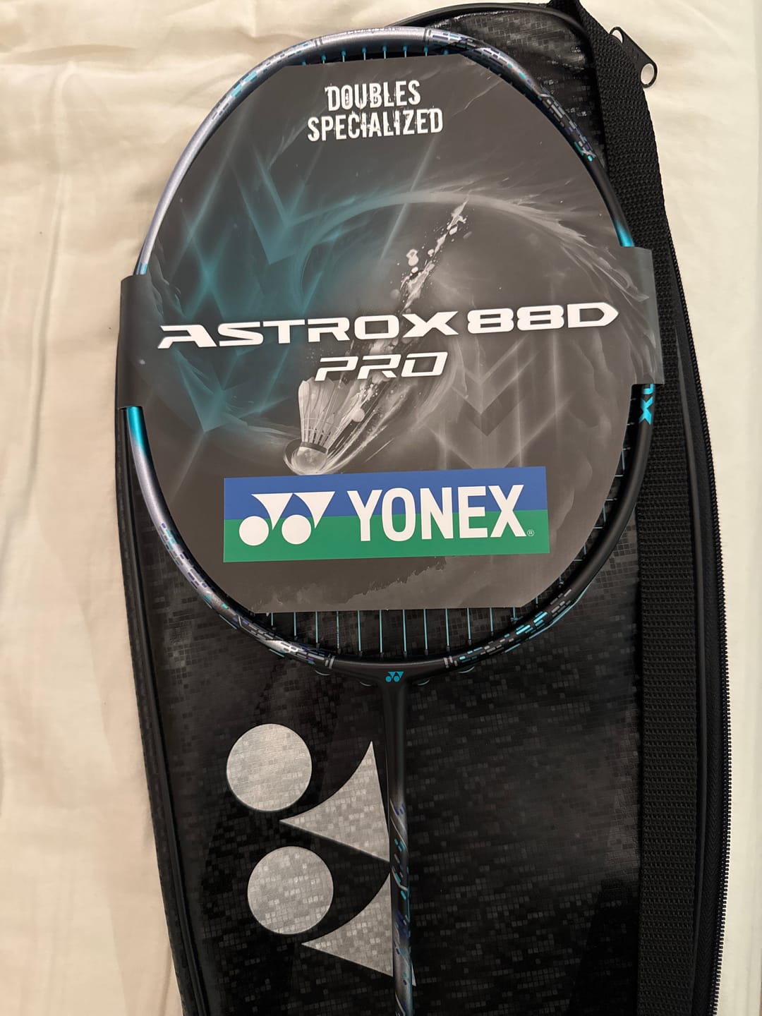 Customer photo review of Yonex ASTROX 88D PRO Unstrung Badminton Racket [Black/Silver]