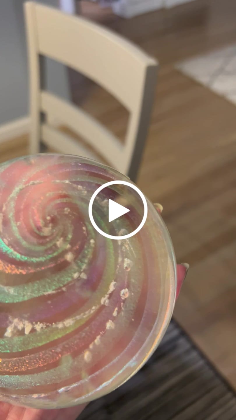 Customer video review of Dichroic Rainbow Orb with Cremains