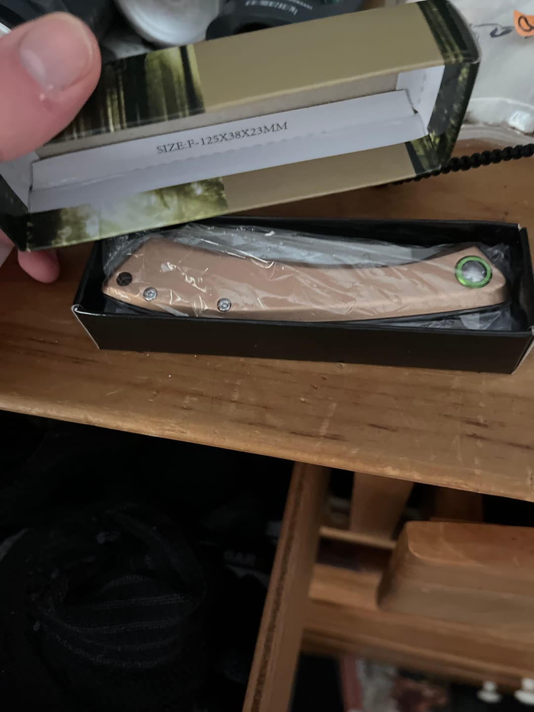 Customer photo review of Monthly Knife Subscription