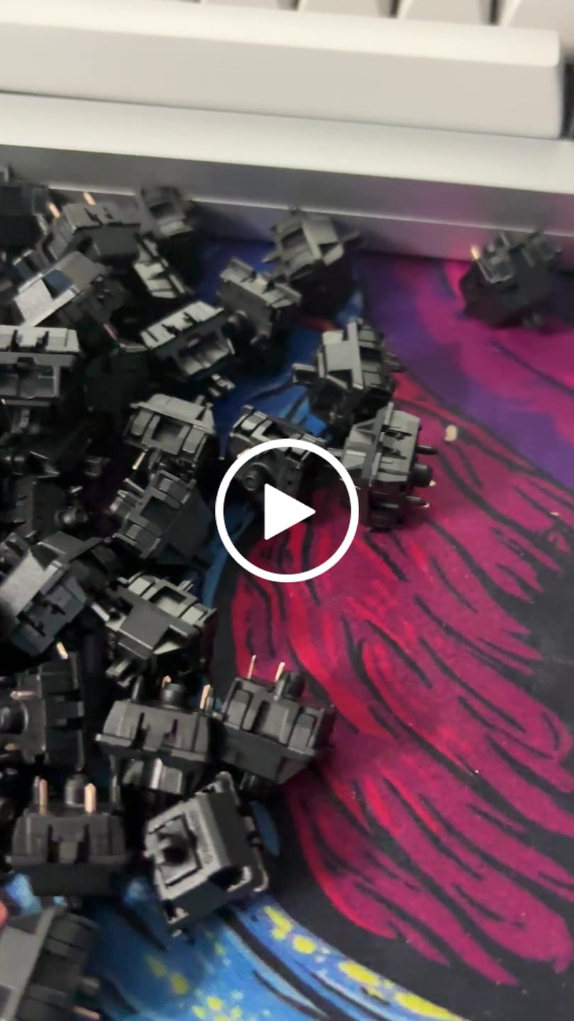 Customer video review of CHERRY MX2A BLACK LINEAR SWITCH (10PCS)
