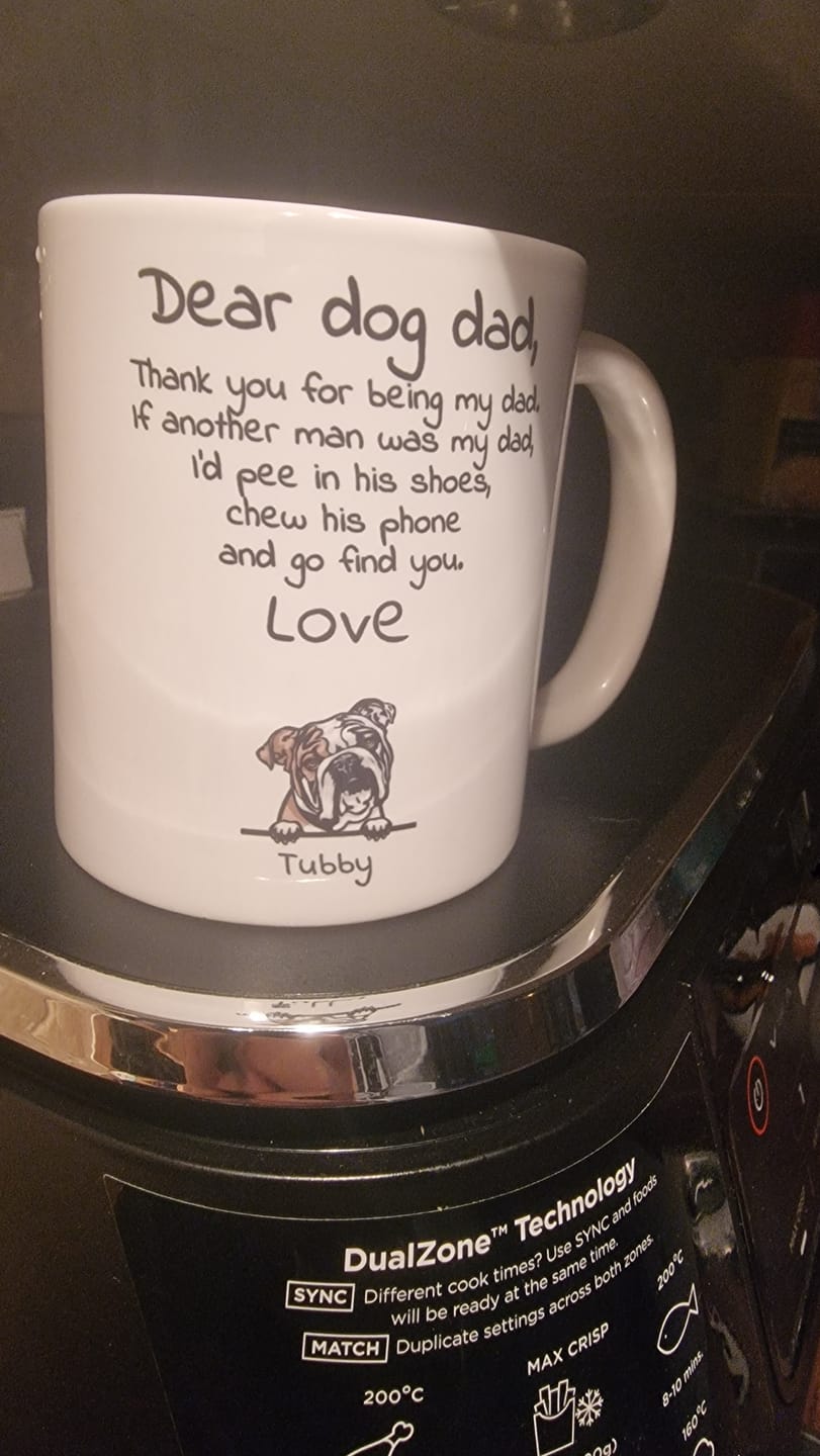 Customer photo review of Dear Dog Parent - Personalised Mug