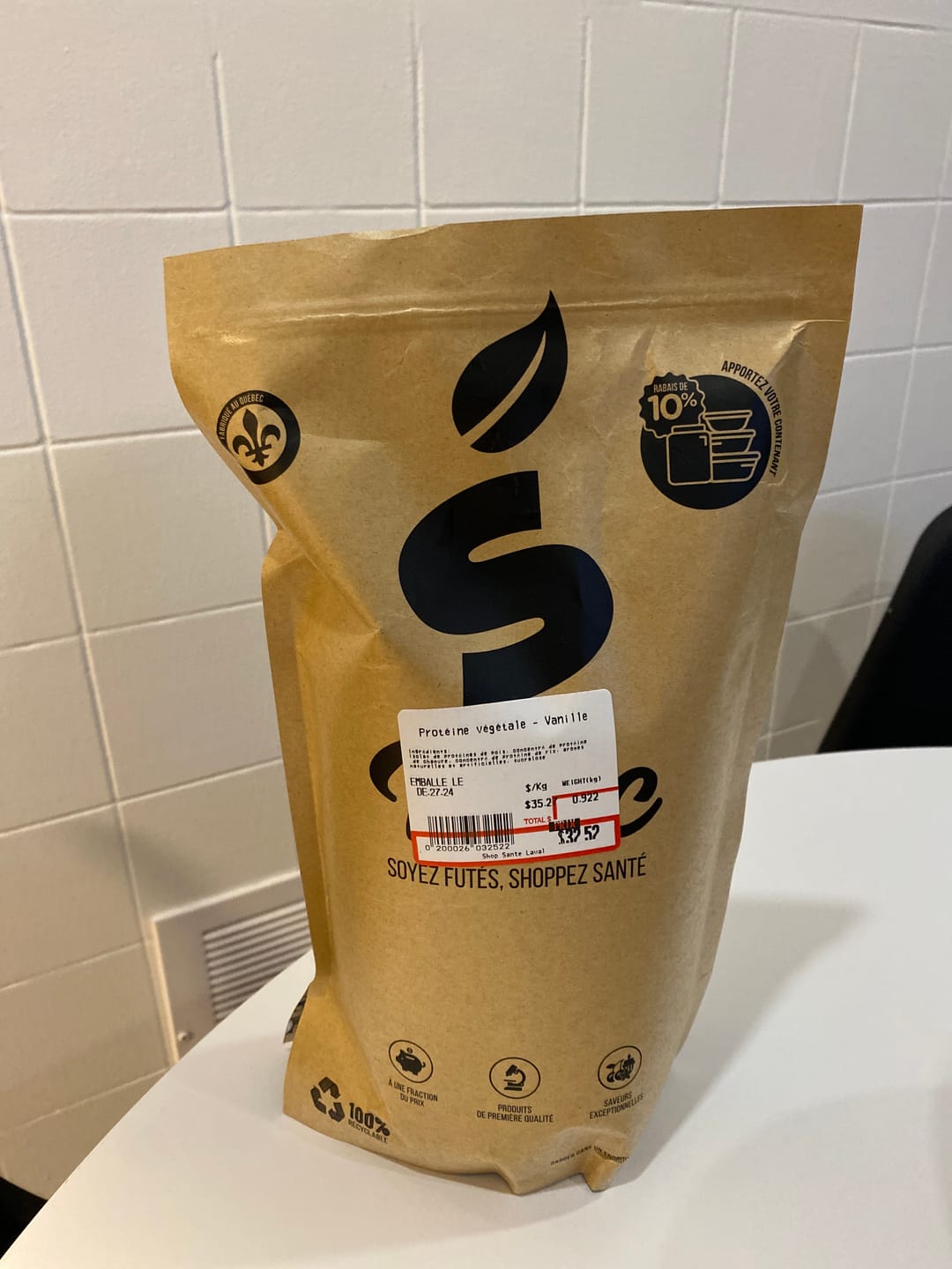 Customer photo review of VRAC - Protéine végétale (1lb)
