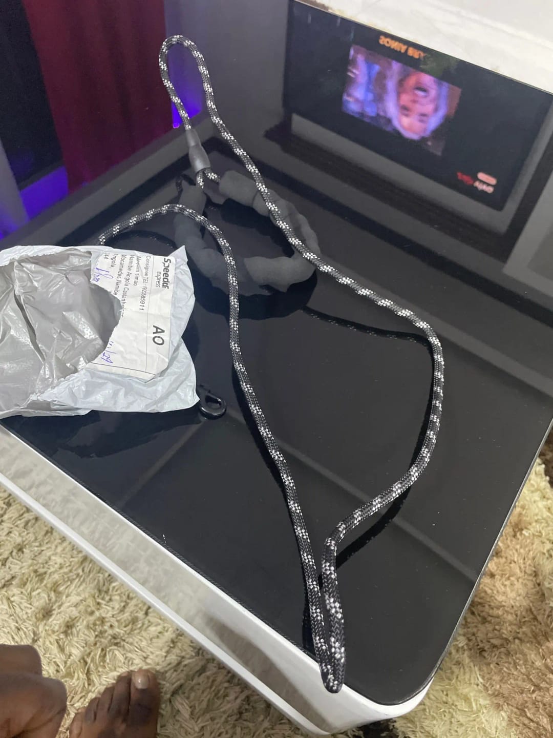 Customer photo review of Strong Reflective Dog Leash
