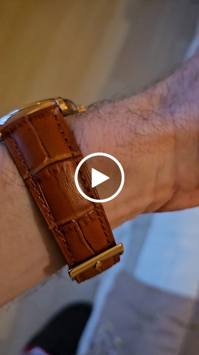 Customer video review of ELEGANT - Swiss Quartz Movement Watch | Rose Gold & Grey Dial