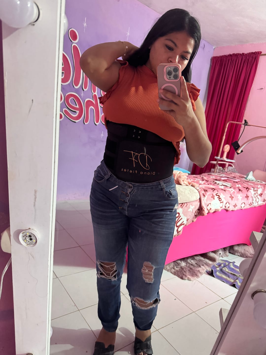 Customer photo review of Faja Deportiva y Moldeadora Velcro