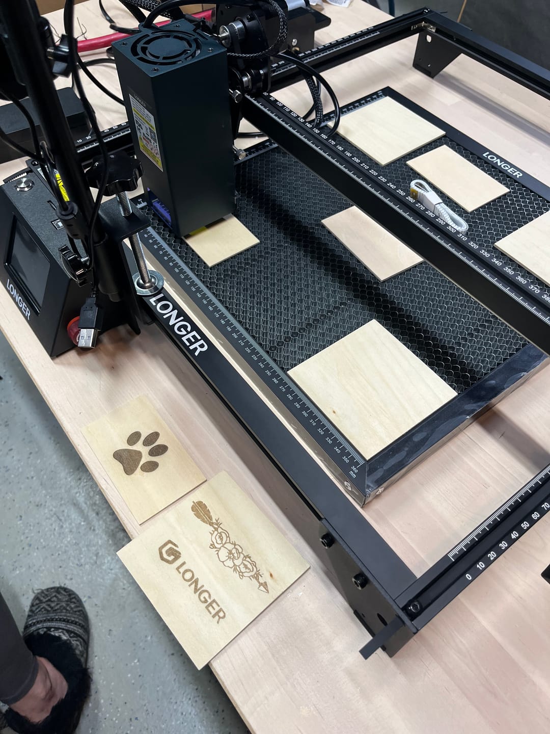 Customer photo review of Longer RAY5 5W/10W/20W Laser Engraver