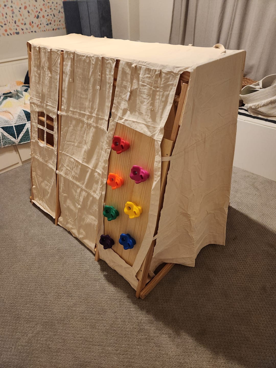 Customer photo review of Magnolia Tent Covering For Magnolia Playset - Climber not Included