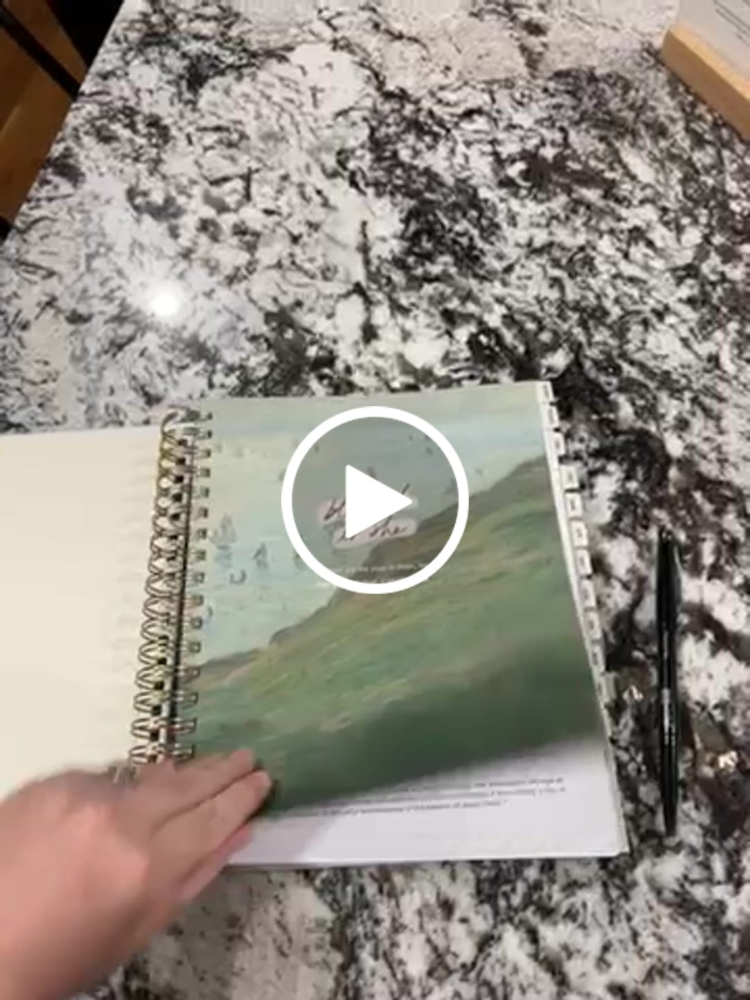 Customer video review of 2025 Calendar Year Catholic Liturgical Planner // Big Layout