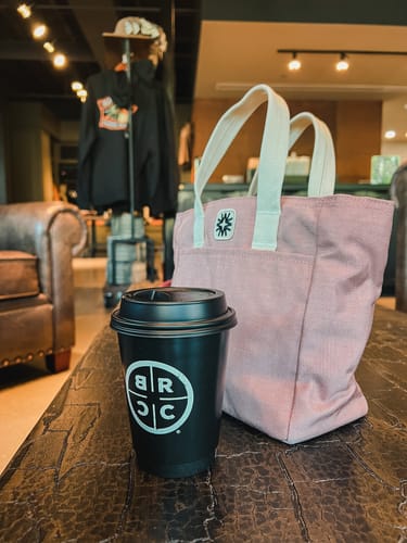 Customer photo review of Tiny Tote Rose