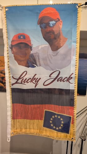 Customer photo review of Fahne inkl. Druck