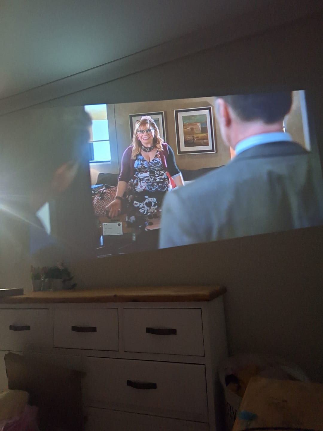 Customer photo review of MovieHub™ Ultra HD Projector + FREE Projector Screen