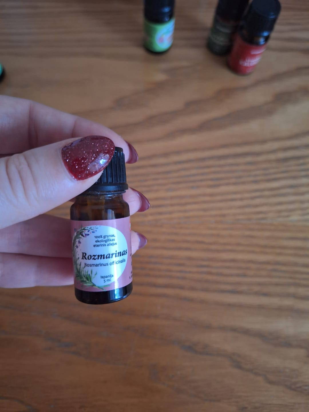 Customer photo review of Rozmarinų eterinis aliejus