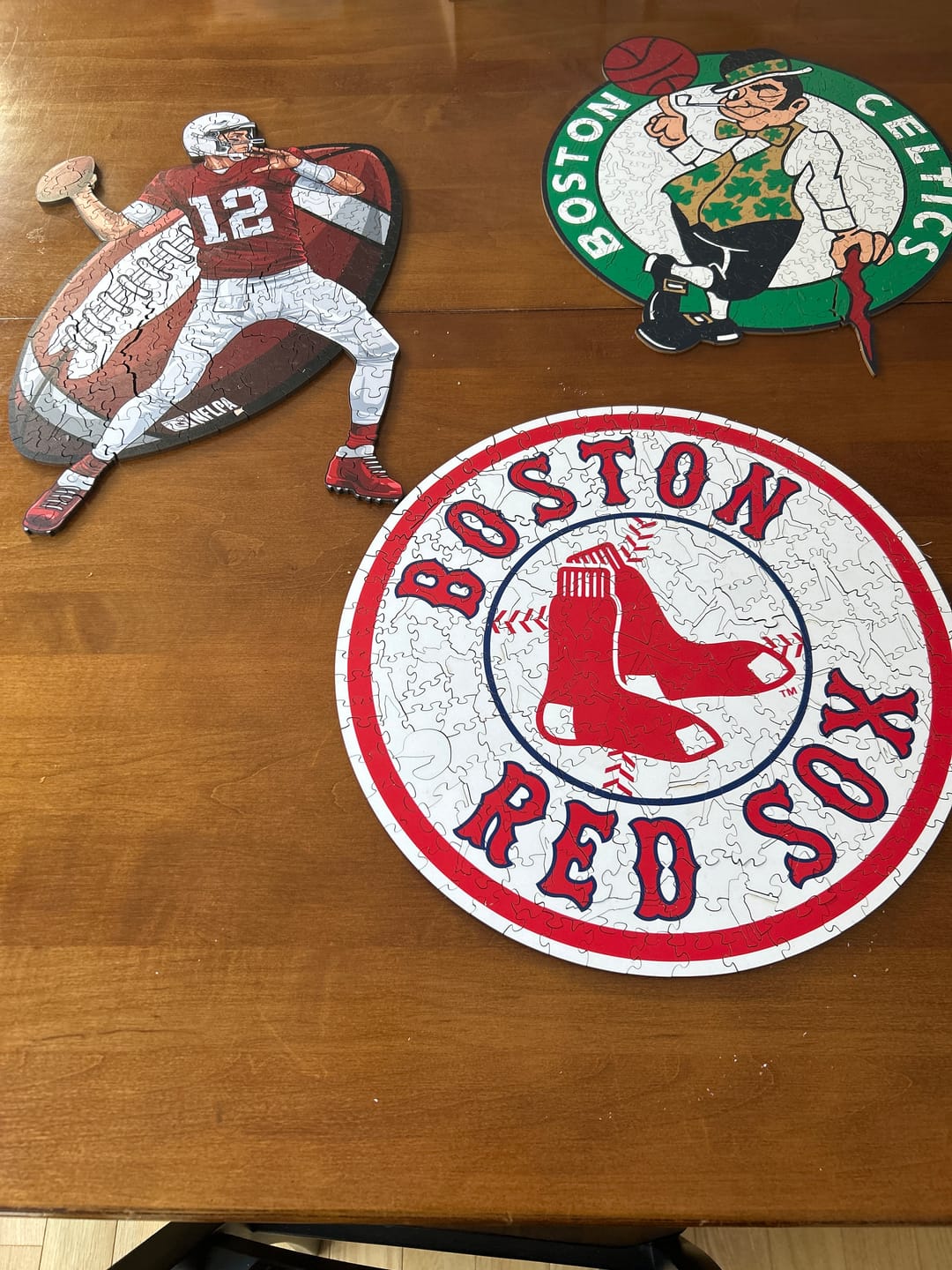 Customer photo review of Boston Red Sox™ - Wooden Puzzle