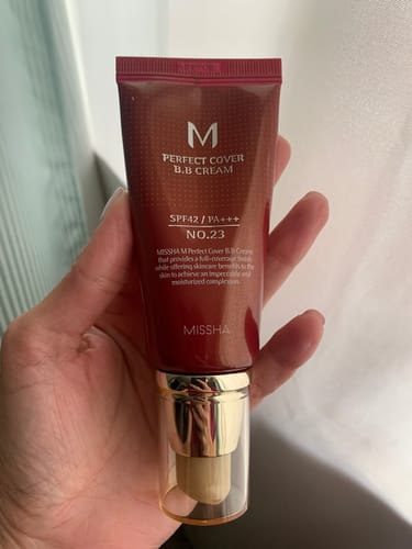 Customer photo review of MISSHA M Perfect Cover BB Cream SPF 42 PA+++