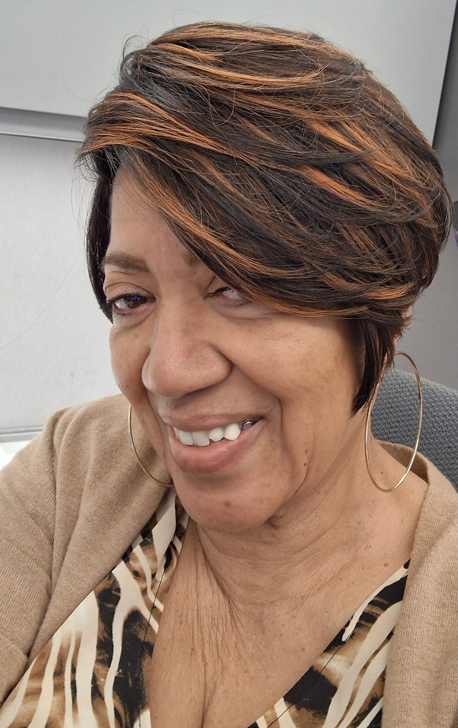 Customer photo review of Freetress Equal Lite Synthetic Wig - 017