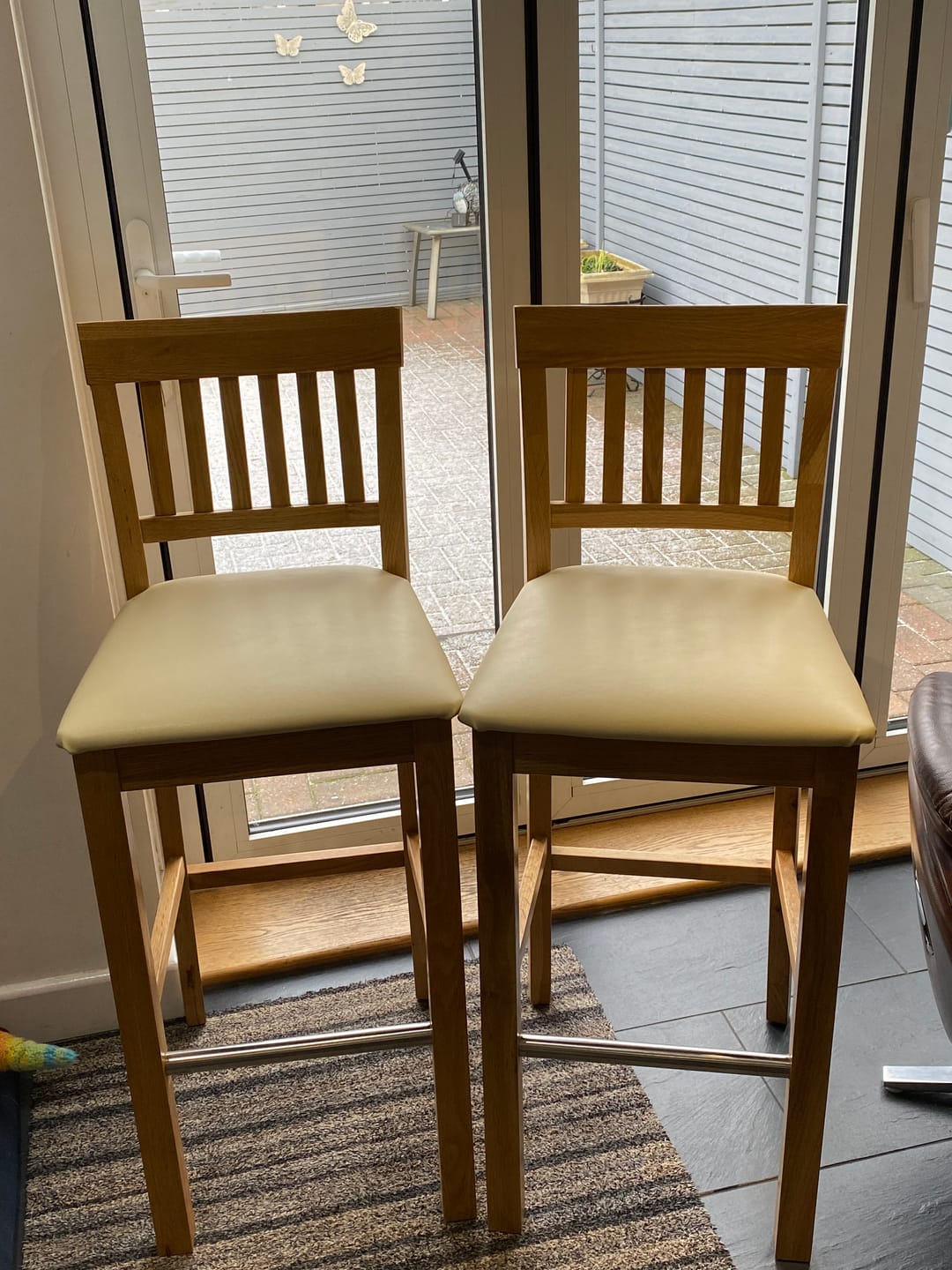 Customer photo review of Plain Faux Leather Fabric