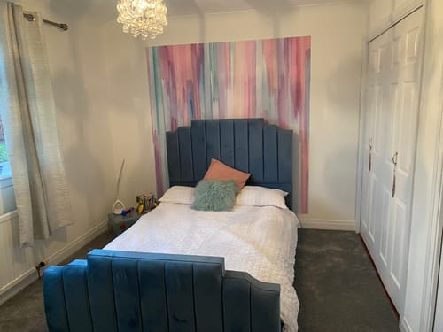 Customer photo review of Florence Kids Chesterfield Bed
