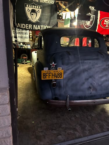 Customer photo review of 1938 CALIFORNIA LICENSE PLATE 6"x14" (351.5mm x 156.5mm)