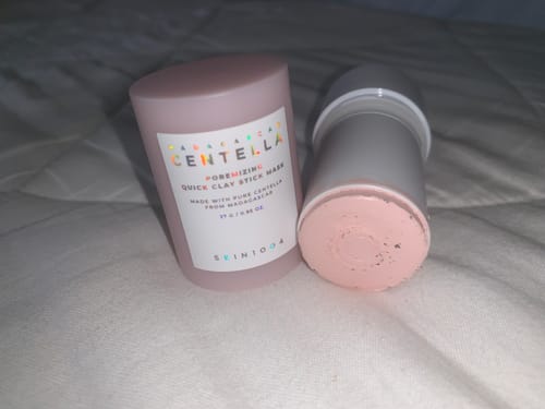 Customer photo review of Poremizing Quick Clay Stick Mask