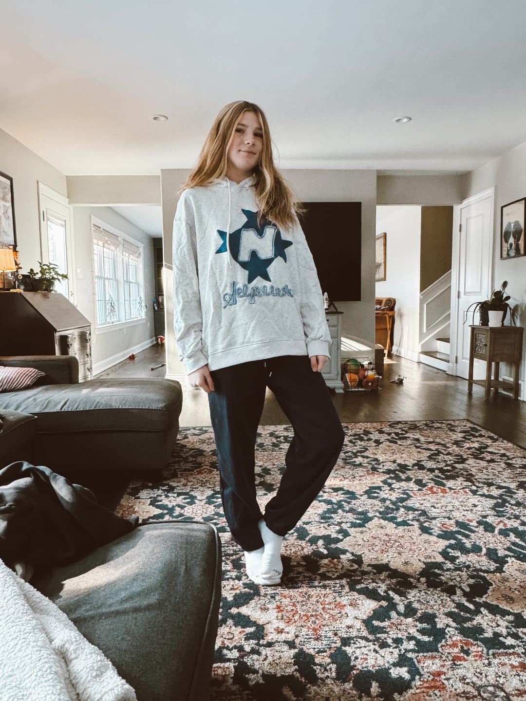 Customer photo review of Aelfric Eden Stellaris Embroidered Hoodie