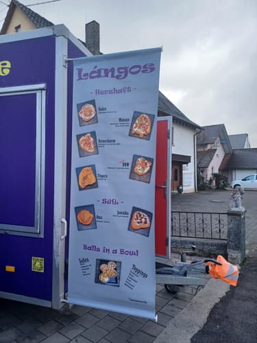 Customer photo review of Banner inkl. Druck