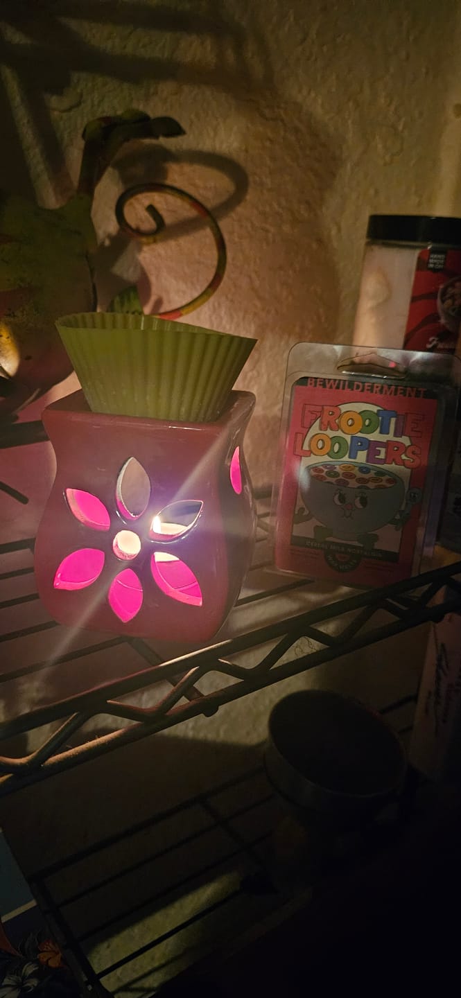 Customer photo review of Frootie Loopers Wax Melts