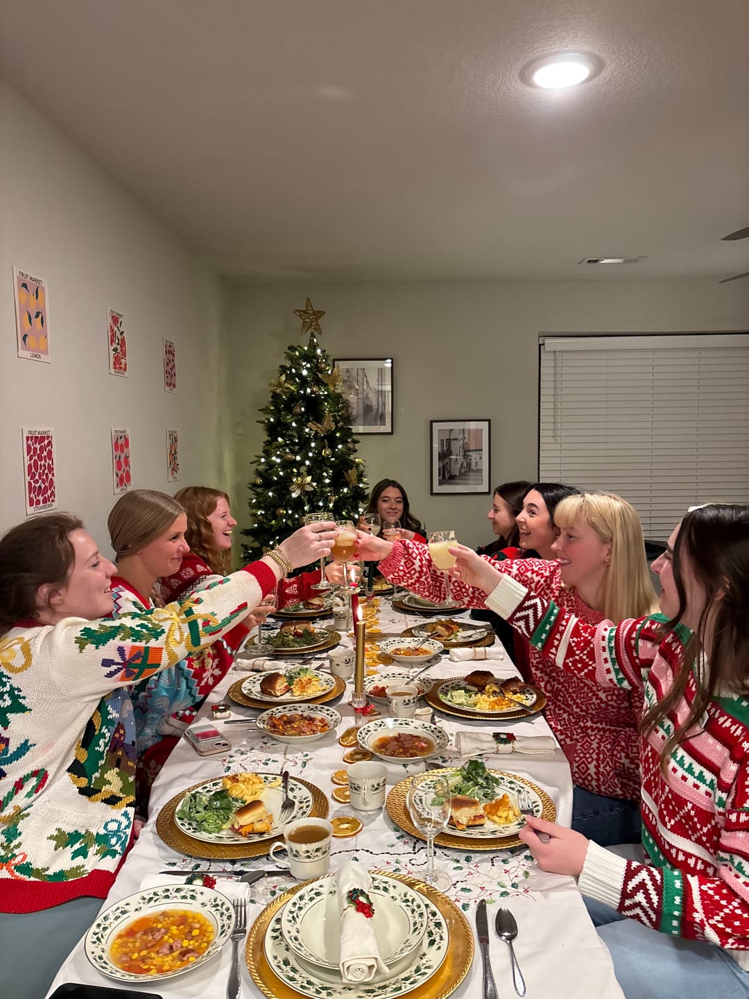 Customer photo review of Office Christmas Sweater Party Murder Mystery Game Kit