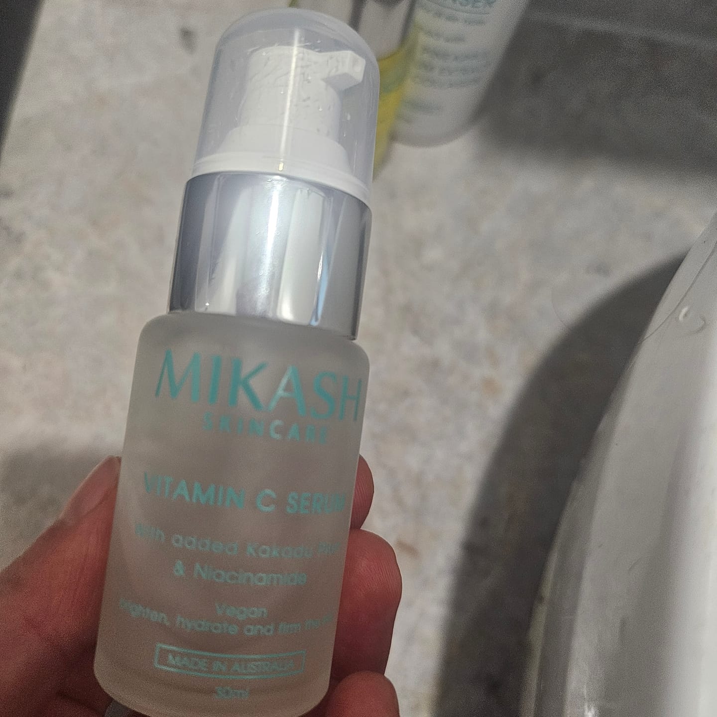 Customer photo review of Vitamin C serum 30ml