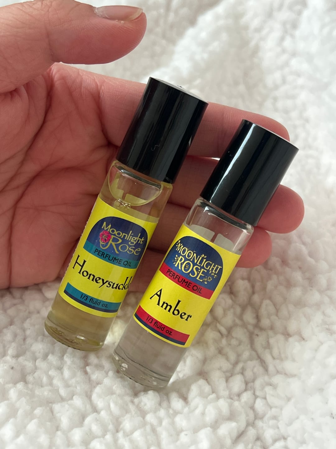 Customer photo review of Moonlight Rose Perfume Oil