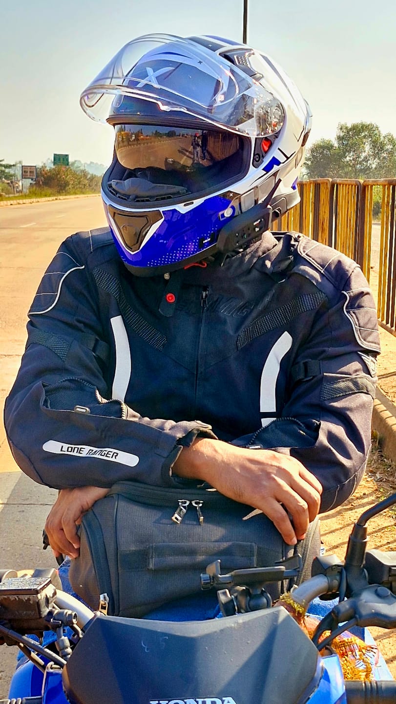 Customer photo review of Adonis Bike Riding Jacket (Black)