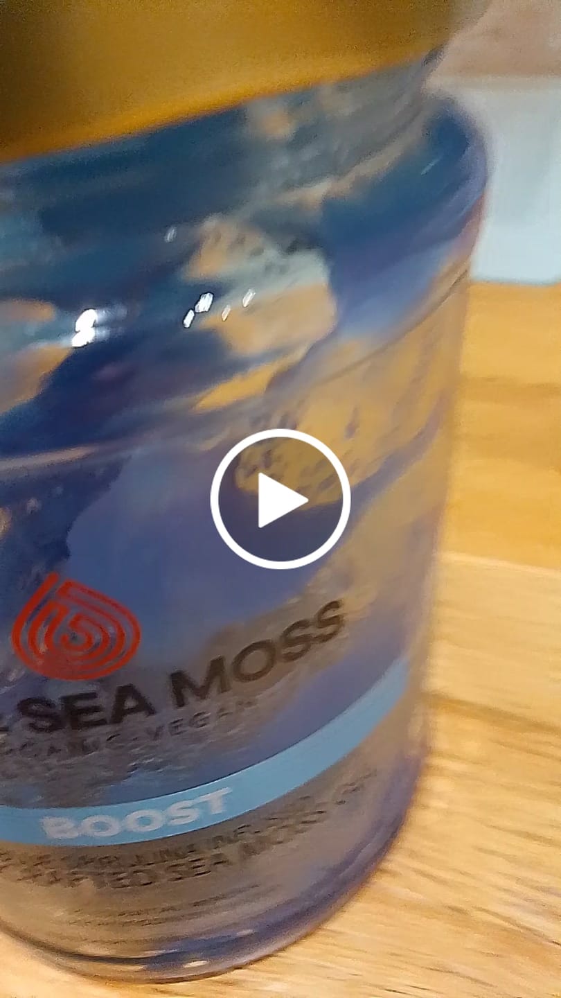 Customer video review of Boost - Blue Spirulina Infused Sea Moss Gel