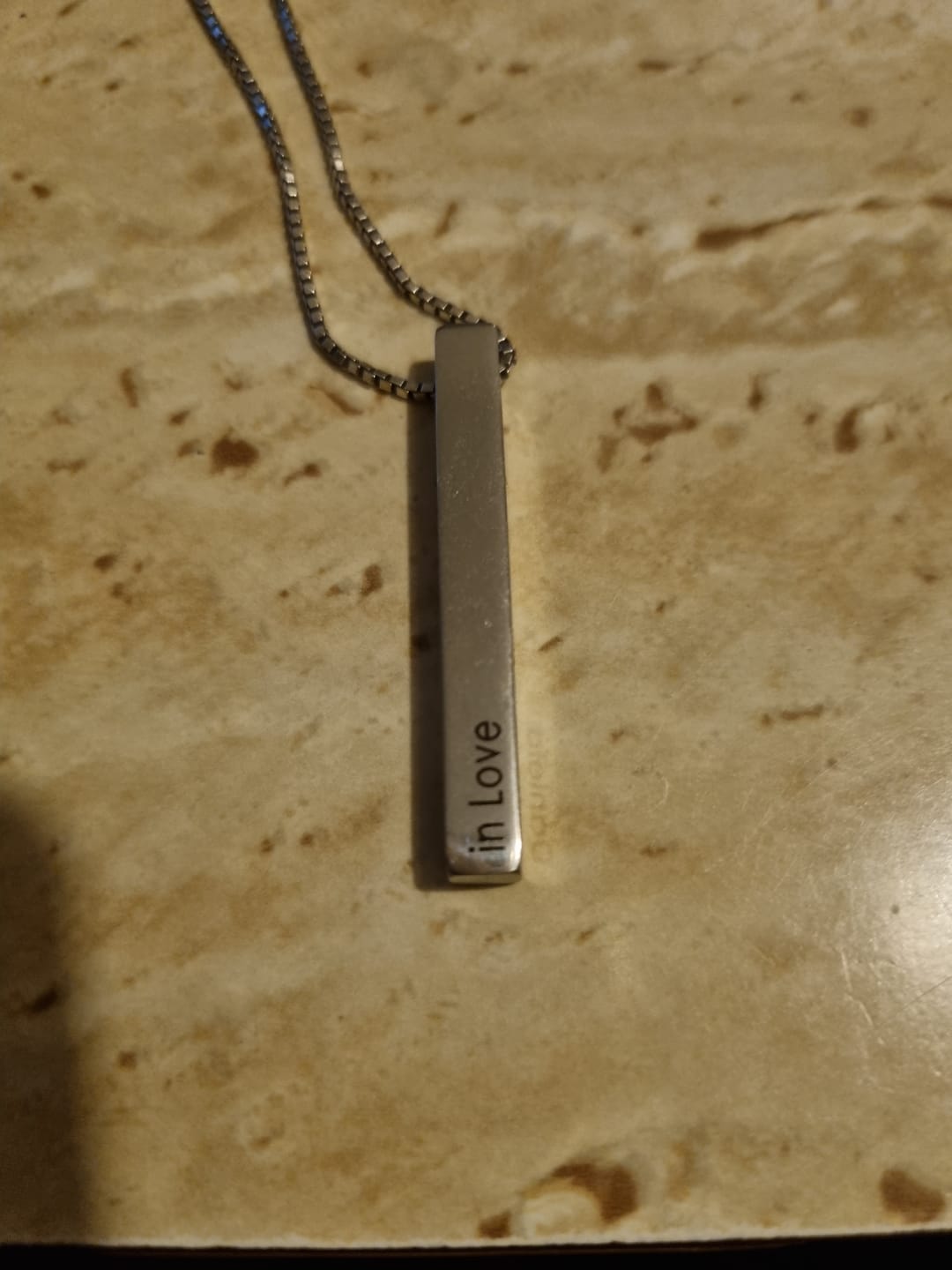 Customer photo review of Personalisierbare Barrenkette