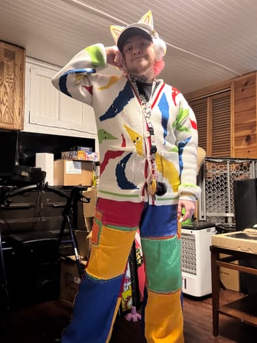 Customer photo review of Worm on a String Cardigan