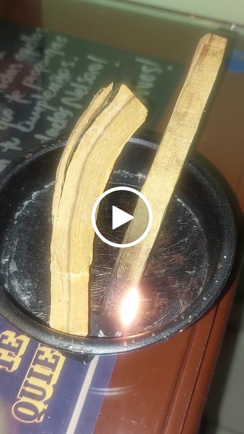 Customer video review of Palo Santo