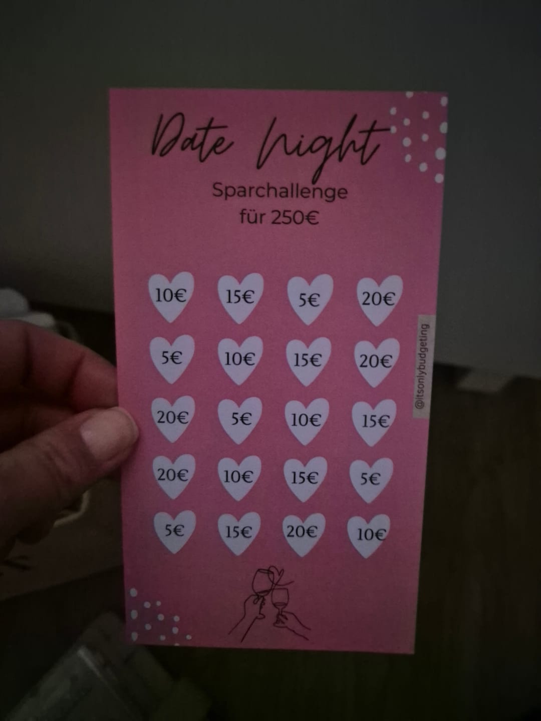 Customer photo review of Date Night Sparchallenge A6