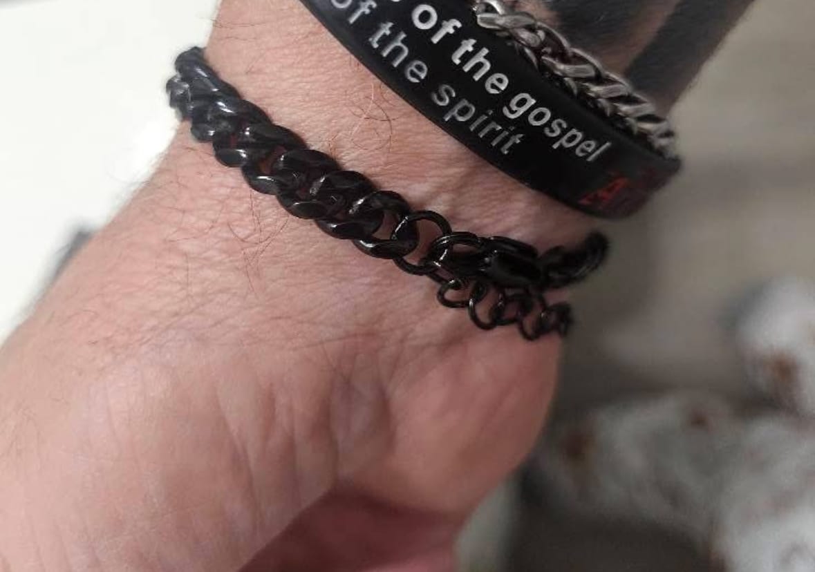 Customer photo review of (Almost Sold Out) Promise Bracelet - Classic 5mm Cuban