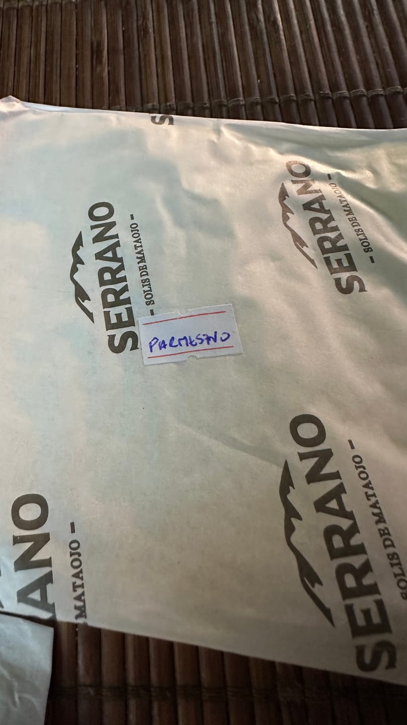 Customer photo review of Queso Parmesano